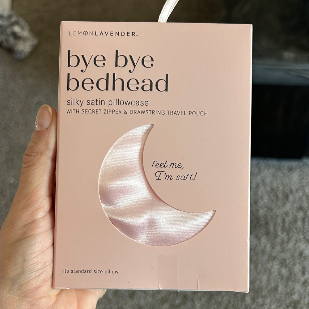 BedHead Lemon Lavender Satin Pillowcase
